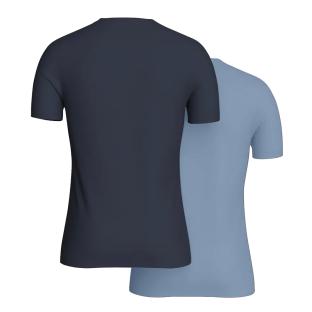 x2 T-Shirt Marine/Bleu Homme Kaporal JIFT vue 2