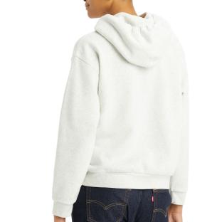 Sweat à Capuche Gris Femme Levi's Everyday vue 2