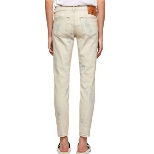 Jean Slim Low Bleu très délavé Femme Diesel D-jevel vue 2
