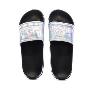Claquettes Argentées Femme Ellesse Demi vue 3