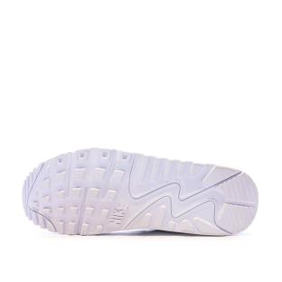 Air Max 90 Blanches Homme Nike vue 5