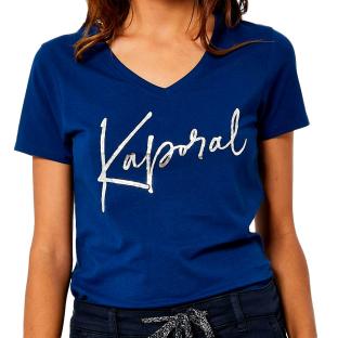 T-shirt Marine Femme Kaporal Jay pas cher