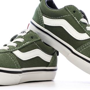 Baskets Verte Garçon Vans Ward Slip-on Suede vue 7