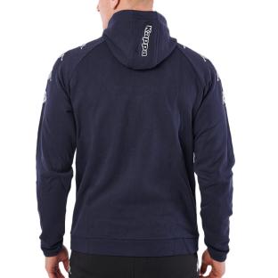 Sweat Zippé Marine Homme Kappa Divieto vue 2