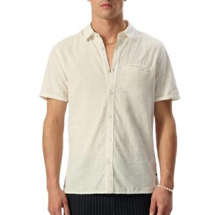 Chemise Écru Homme Teddy Smith Cut Mc 10711556D pas cher