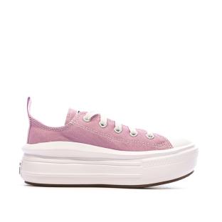 Baskets Roses Fille Converse Chuck Taylor All Star Move A10391C vue 2