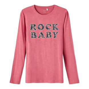 Camiseta rosa para niña «Name it ROCK» ver 0