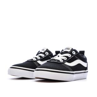 Baskets Noires/Blanches Enfant Vans Ward Slip-on vue 6