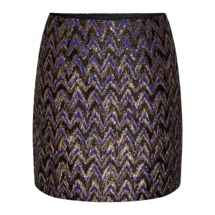 Jupe Noire à Motifs Femme JDY Ziggy vue 0