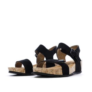 Sandales Noires Femme Chattawak Laspinas vue 0