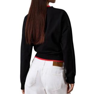 Sweat Noir Femme Calvin Klein Jeans LV047B234G vue 0
