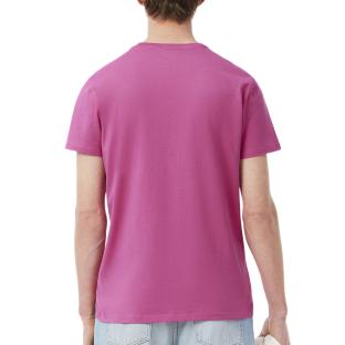 T-shirt Fuchsia Homme Lacoste TH6709 vue 0