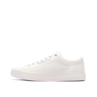 Baskets Blanches Homme Tommy Hilfiger Th Hi Vulc Low Core pas cher