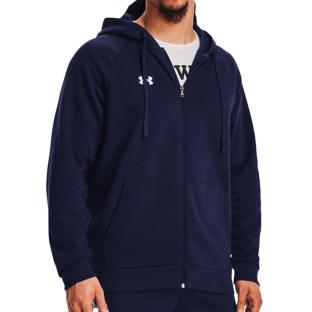 Sweat Bleu Homme Under Armour Rival Fleece vue 0