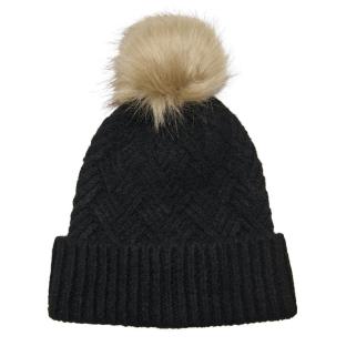 Bonnet Noir Femme Only Beanie pas cher