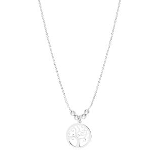 Collier Argenté Clio Blue Lina vue 2