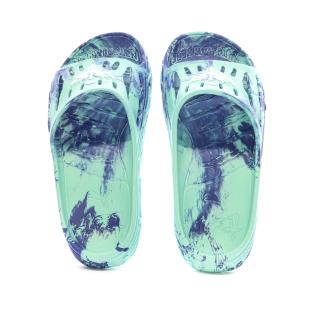 Claquettes Marine/Bleu Homme Puma Slide vue 3
