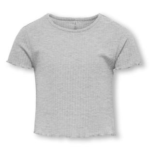 T-shirt Gris Fille Only Nella vue 0