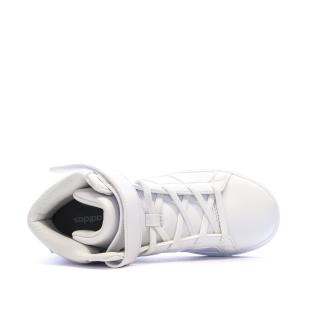 Baskets Blanc Mixte Adidas Grand Court Mid Shoes vue 0