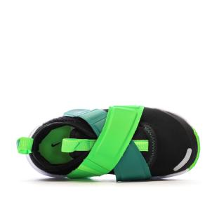 Baskets Noires/Vertes Garçon Nike Flex Advance vue 4