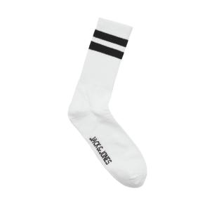 X3 Paires de Chaussettes Blanc/Noir Jack & Jones Tennis Socks 3 vue 2
