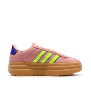 Baskets Roses Femme Adidas Vl Court Bold IH8089 vue 2