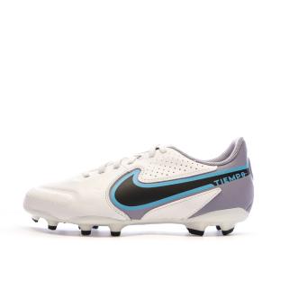 Chaussures de Foot Blanches Junior Nike Legend 9 Academy FG/MG pas cher