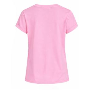 T-Shirt Rose/Bleu Fille Champion Graphic vue 0