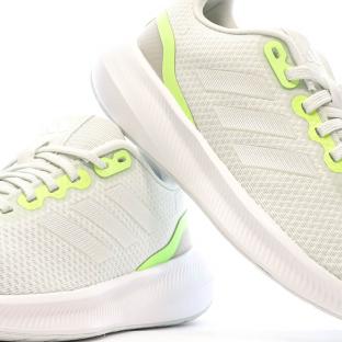 Chaussures de running Blanches/Jaune Femme Adidas Runfalcon 3.0 vue 7
