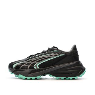 Baskets Noire/Turquoise Homme Puma Spirex pas cher
