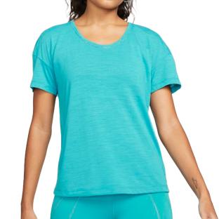 T-shirt Turquoise Femme Nike Lurex pas cher