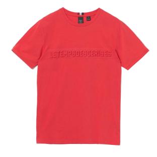 T-shirt Rouge Garçon Le Temps des Cerises BRANKBO pas cher