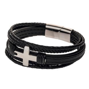 Bracelet Noir Geographical Norway 315126 pas cher