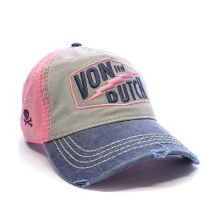 Casquette Grise/Rose Homme Von Dutch Ahig vue 0