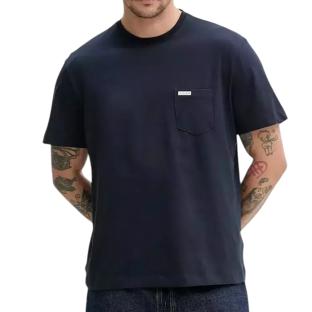 T-Shirt Marine Homme Guess M5RI74K8FQ4 vue 0