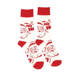 Chaussettes Blanc/Rouge Mixte Stella Green Oh oh oh pas cher