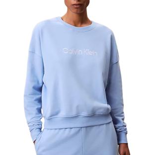 Sweat Bleu Femme Calvin Klein Jeans LV00QS7514 vue 0