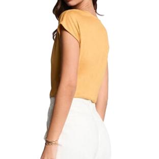 T-shirt Jaune Femme Morgan Fantaisie 241 DAGA vue 2