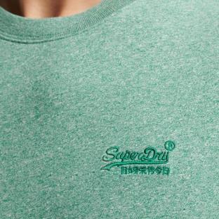 T-shirt Vert d'eau Homme Superdry Vintage Logo vue 0