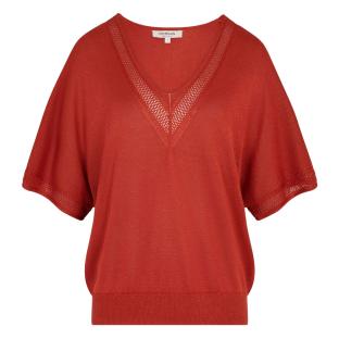 Pull Rouge Vif Femme Morgan MCHRIS vue 0