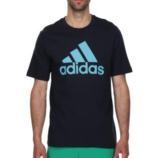 T-shirt Noir/Bleu Homme Adidas IC9354 pas cher