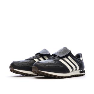 Baskets Grises Foncées Homme Adidas La Trainer vue 0