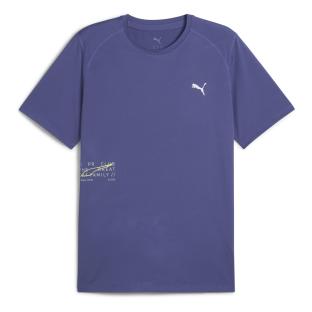 T-Shirt Bleu Homme Puma Graphics vue 0