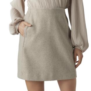 Jupe Beige Femme Vero Moda Fortune Allison pas cher