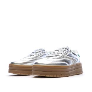 Baskets Argent /Vert Femme Teddy Smith Sneakers 120305 vue 0
