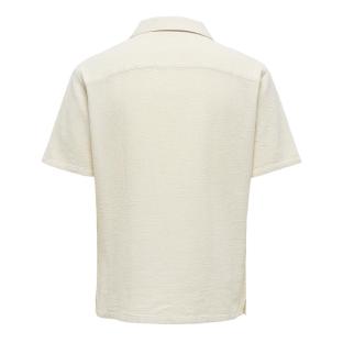 Chemise Beige Homme Only & Sons Strev vue 0
