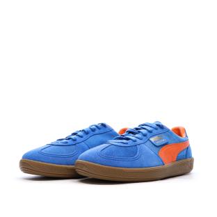 Baskets Bleu/Orange Homme Puma Palermo vue 0