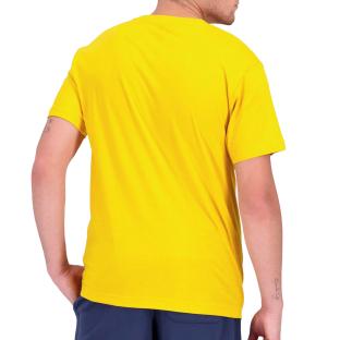 T-shirt Jaune Homme New Balance Seasonal vue 0