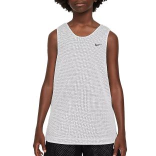Maillot de Basketball Réversible Blanc Garçon Nike Reversible Jsy Tank vue 0