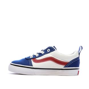 Baskets Bleu/Blanc/Rouge Garçon/Fille Vans Ward Slip pas cher
